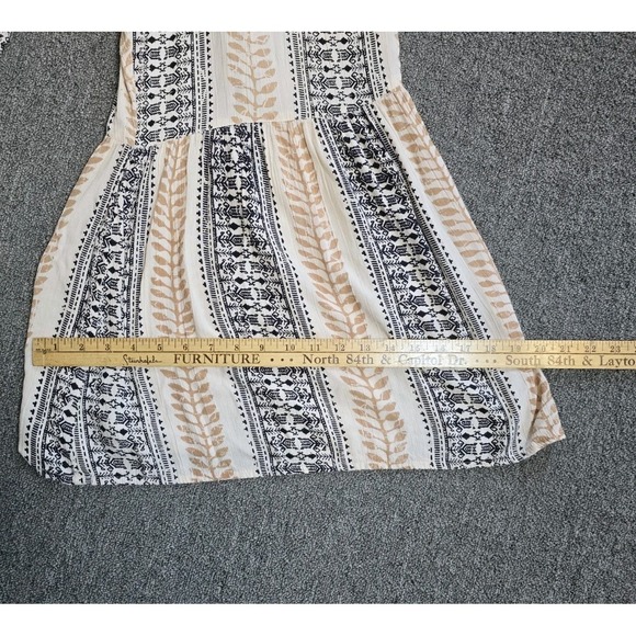 Angie womens Women's Flare Ruffle Pants Elastic Waist Size 2X Boho Lagenlook - Picture 6 of 9